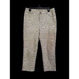 Chicos Platinum Crop Pants-size 1